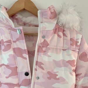 Pink Camo Snow Jacket NWOT